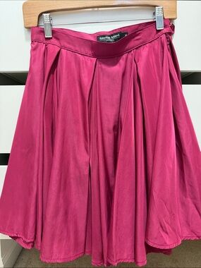 American Apparel Bright Fuchsia Silky Berry ‘Gore’ Skirt
